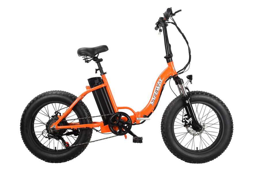 step-through cruiser electric bike